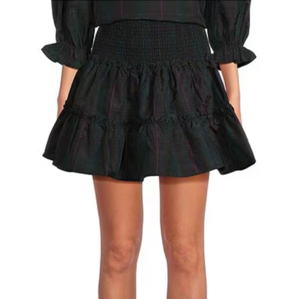 J.Marie
Katrina A-Line Plaid Print Tiered Mini Skort